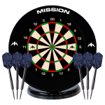 Mission Samurai Desktop Mini Dartboard and Surround