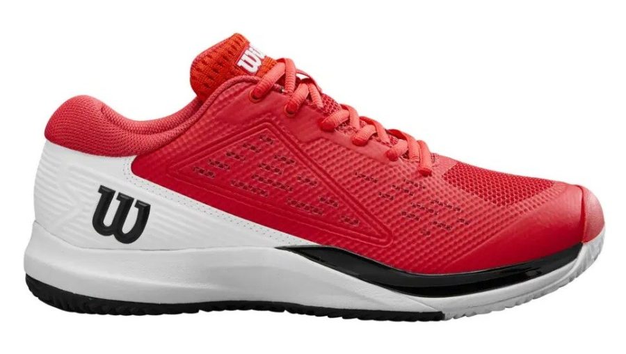 Wilson Rush Pro Ace Infrared White Black Tennis Shoes