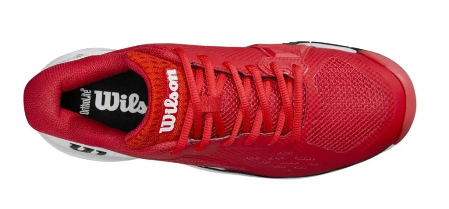 Wilson Rush Pro Ace Infrared White Black Tennis Shoes