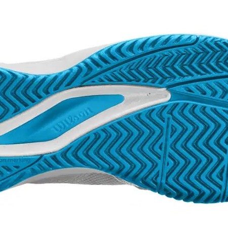 Wilson Rush Pro Ace OZ White White Atomic Blue Tennis Shoes