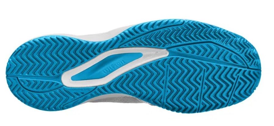 Wilson Rush Pro Ace OZ White White Atomic Blue Tennis Shoes