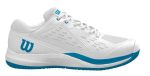 Wilson Rush Pro Ace OZ White White Atomic Blue Tennis Shoes