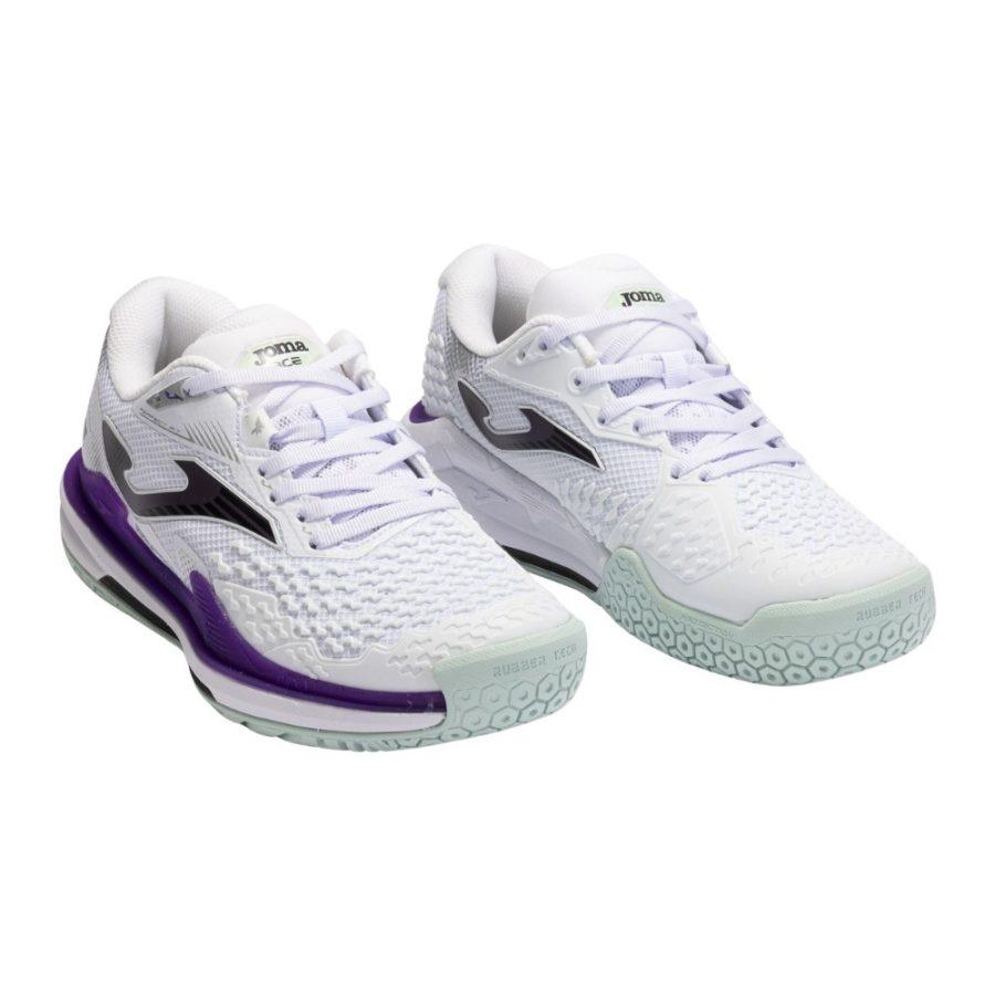 images Joma Ace 2402 White Purple Ladies Tennis Shoes
