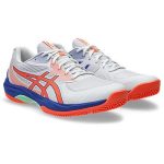 Asics Game FF White Vivid Coral Padel Shoes