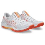 Asics Gel Rocket 12 Ladies White Vivid Coral