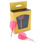 Cuesoul Rost T19 Big Wing Clear And Pink Flights