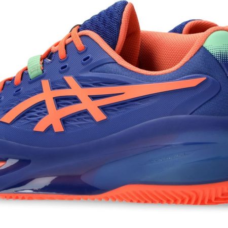Asics Gel Resolution X Dark Cobalt Vivid Coral Padel Shoes