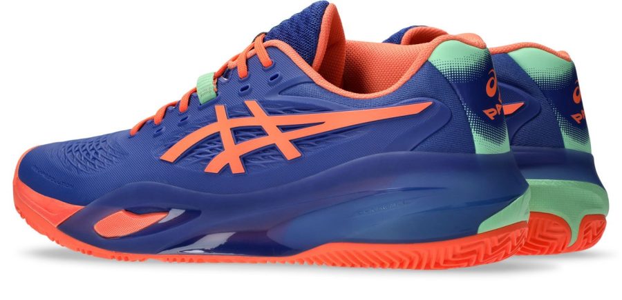 Asics Gel Resolution X Dark Cobalt Vivid Coral Padel Shoes