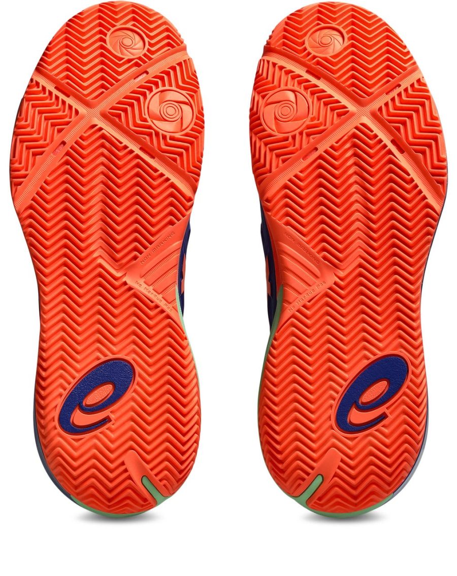 Asics Gel Resolution X Dark Cobalt Vivid Coral Padel Shoes