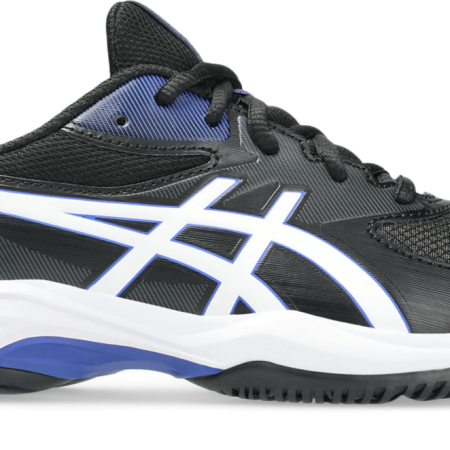 Asics Gel Game GS Black White Junior Tennis Shoe