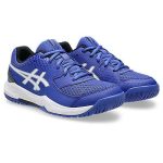 Asics Gel Dedicate 8 Dark Cobalt White Junior Tennis Shoe