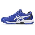 Asics Gel Dedicate 8 Dark Cobalt White Junior Tennis Shoe