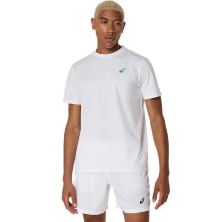 Asics Court Graphic SS Top Brilliant White