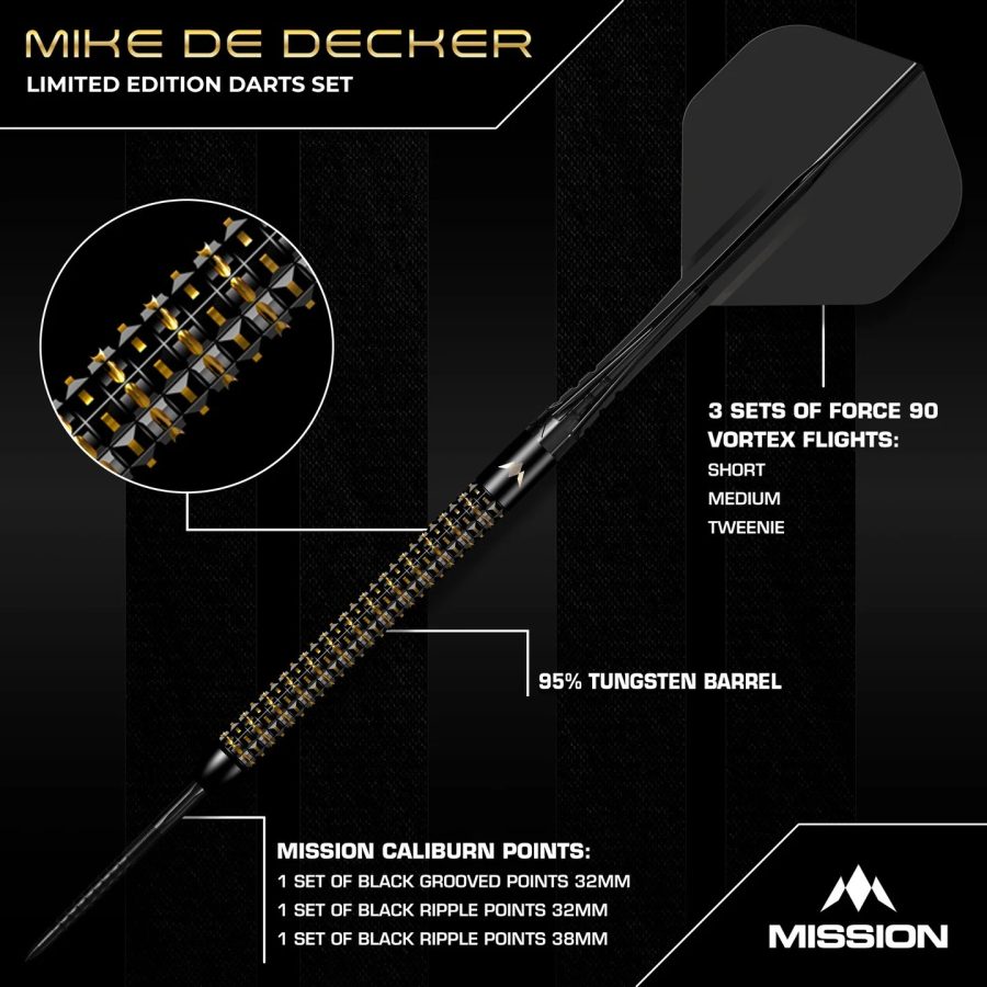 Mission Mike De Decker 95 LTD World Grand Prix Darts