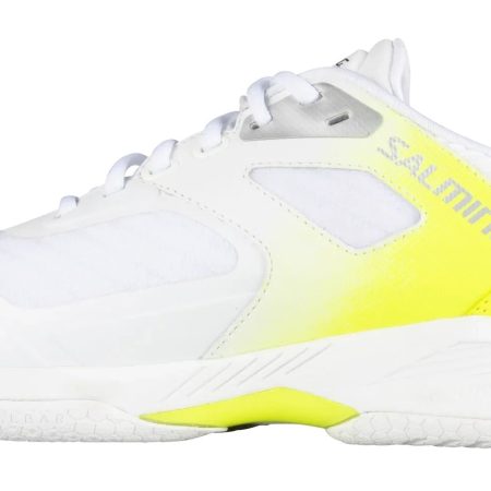 Salming Fusion Pro White Yellow Shoes
