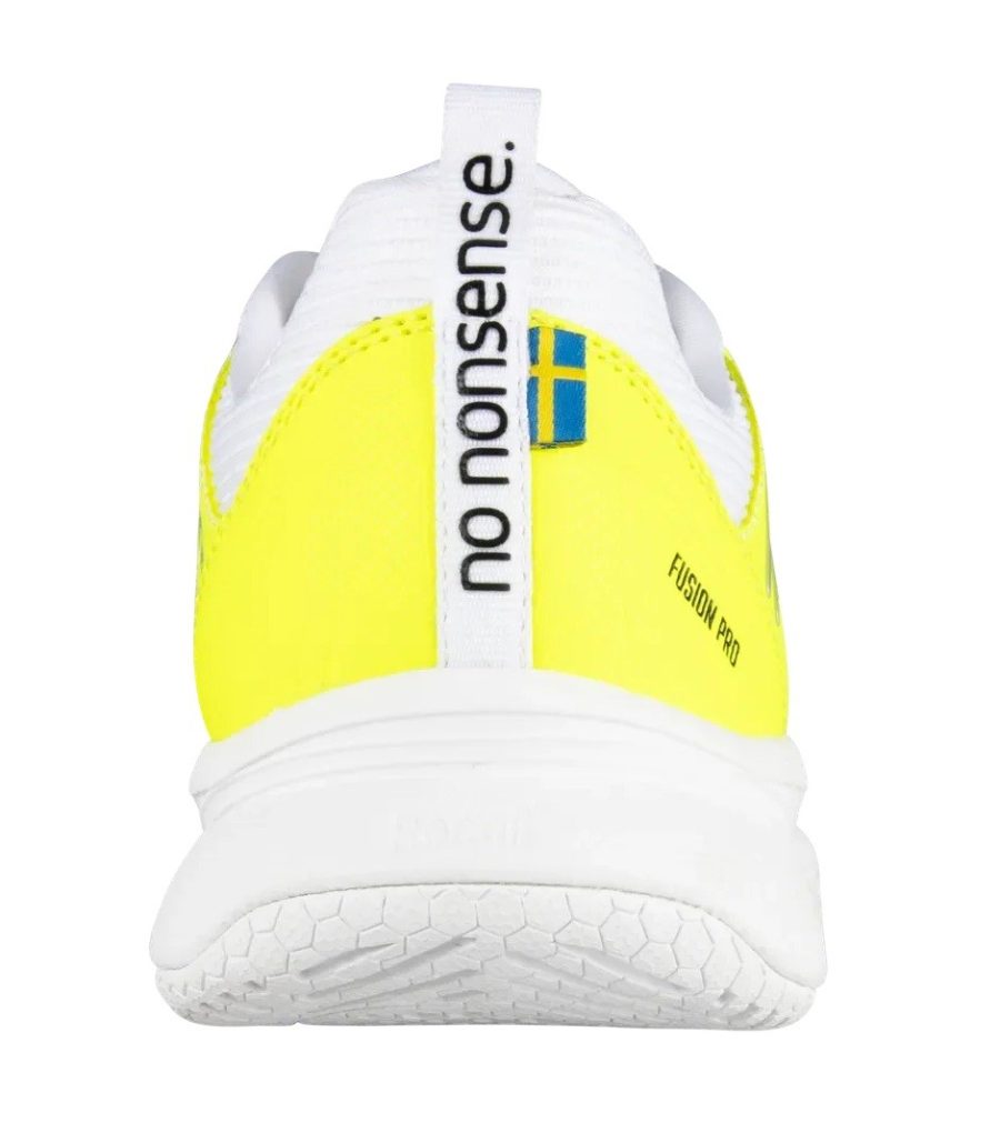 Salming Fusion Pro White Yellow Shoes