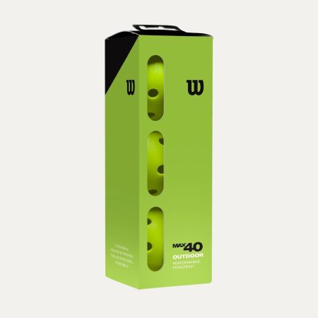 Wilson Max40 Pickleball Balls 3 Pack