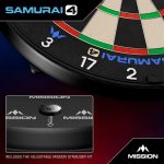 Mission Samurai 4 Dart Board