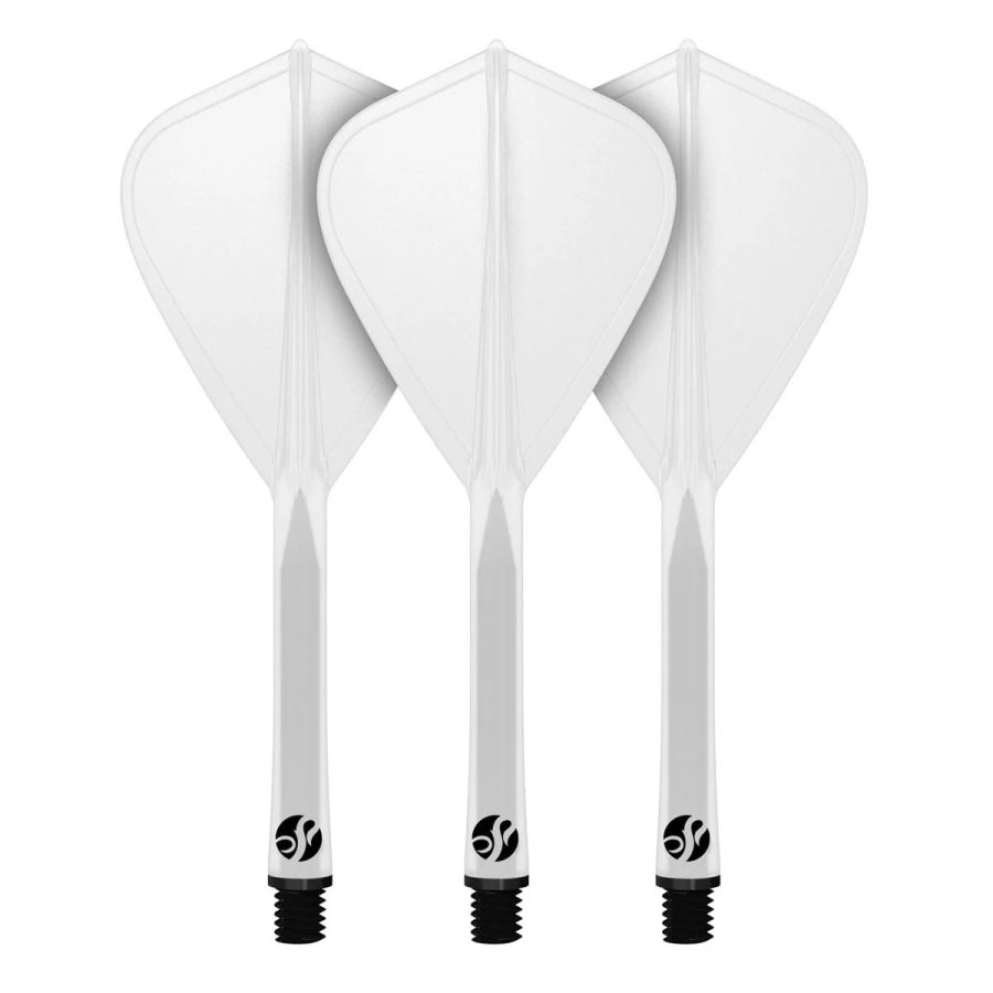 Shot Flight Deck One Piece Kite Shape Flight and Shaft Clear