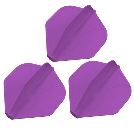 Shot Airfoil Purple Molded Std Flights