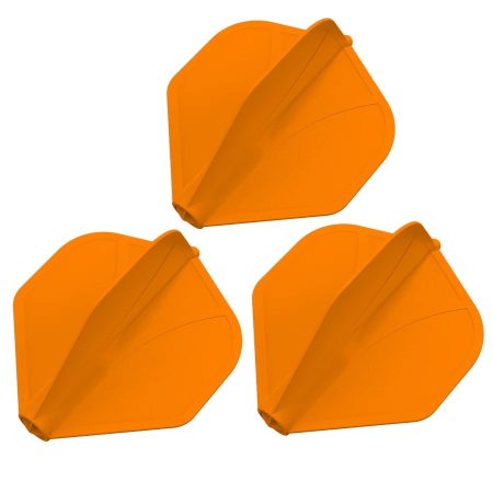 Shot Airfoil Orange Molded Std Flights