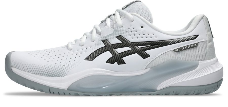 Asics Gel Challenger 15 White Gunmetal Tennis Shoes