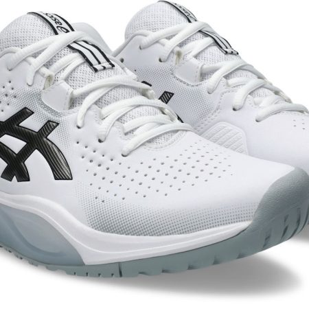 Asics Gel Challenger 15 White Gunmetal Tennis Shoes