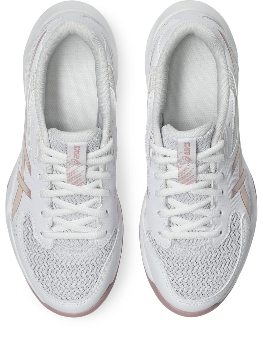 Asics Gel Rocket 12 Ladies White Pearl Pink