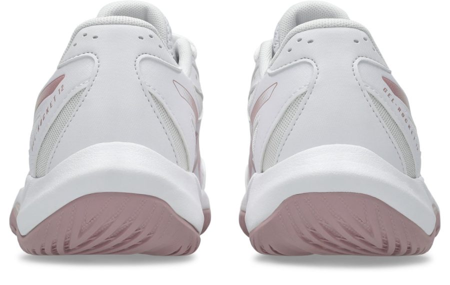 Asics Gel Rocket 12 Ladies White Pearl Pink