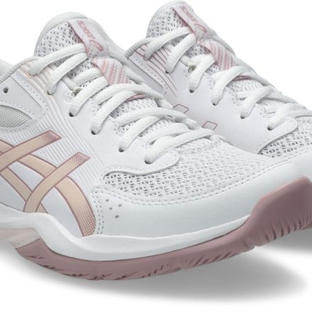 Asics Gel Rocket 12 Ladies White Pearl Pink