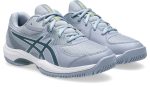 Asics Gel Game GS Grey Blue Ironclad Junior Tennis Shoe