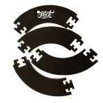 Shot Dartboard 4 Piece Surround Black