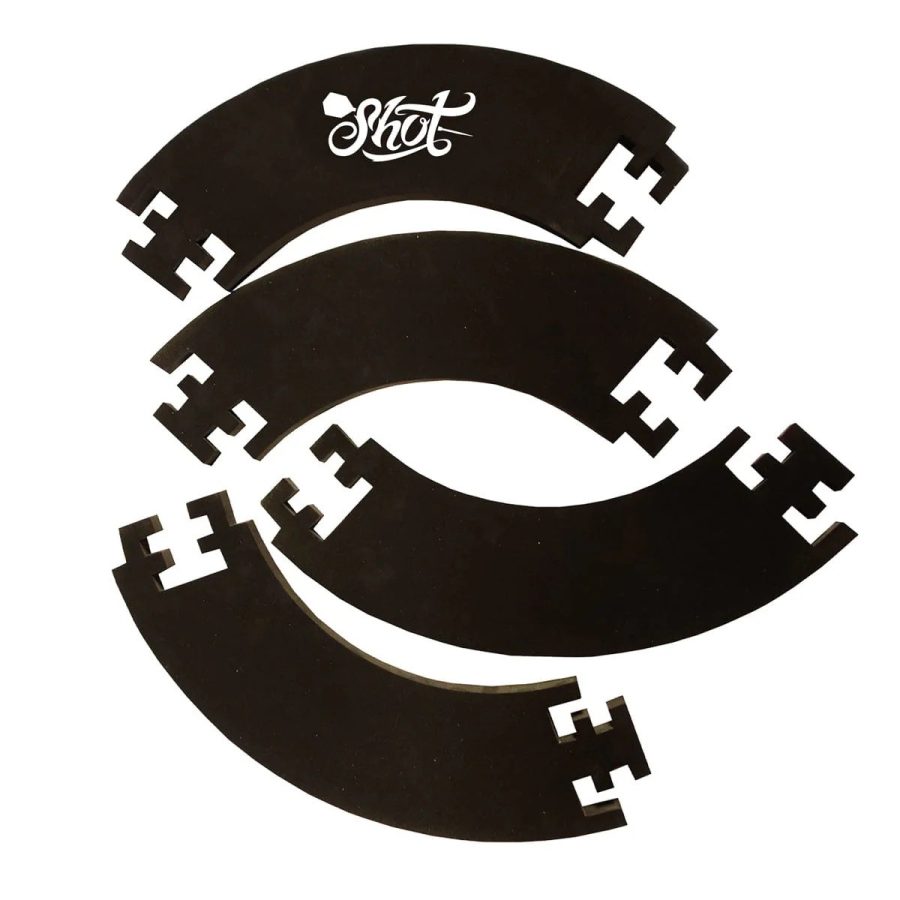 Shot Dartboard 4 Piece Surround Black