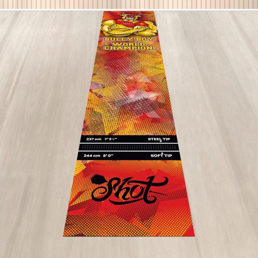 Shot Bully Boy Dart Mat
