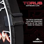 Mission Torus Spare Dartboard Clips