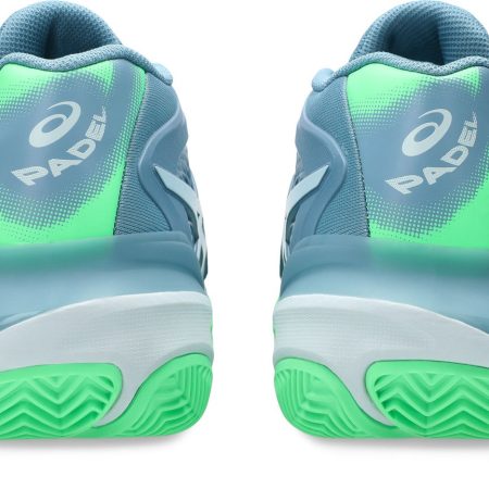 Asics Gel Resolution X Saba Blue Cool Grey Padel Shoes