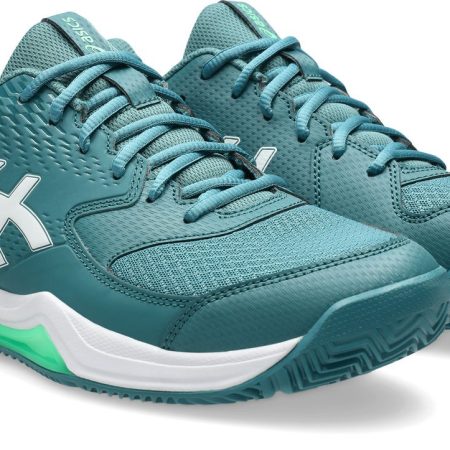 Asics Dedicate 8 Misty Pine White Padel Shoes