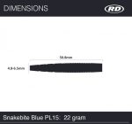 Red Dragon Peter Wright Snakebite PL15 Blue