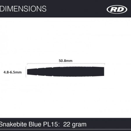 Red Dragon Peter Wright Snakebite PL15 Blue