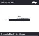 Red Dragon Peter Wright Snakebite PL15 Blue