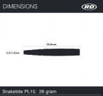 Red Dragon Peter Wright Snakebite PL15 Blue