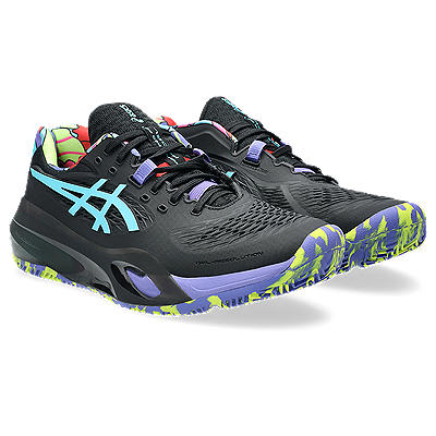 Asics Gel Resolution X Black Energy Aqua Padel Shoes